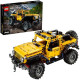 LEGO Technic 42122 Jeep Wrangler Rubicon Modele de collection de 4x4, SUV tout-terrain, jeu de construction de véhicule