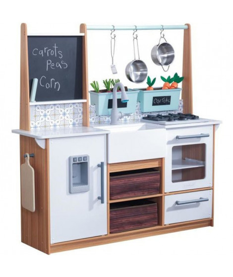 KIDKRAFT - Cuisine enfant Farmhouse avec EZ Kraft Assembly - 53444 - En bois