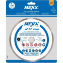 MEJIX Disque gres cérame 180 mm, BR 25,4 / 22,2 mm