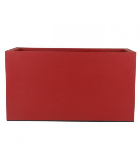 RIVIERA Jardiniere Granit - 80x40 cm - Rouge