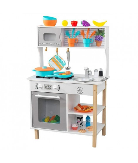 KIDKRAFT - Cuisine enfant All Time Play en bois + 39 accessoires - Blanche