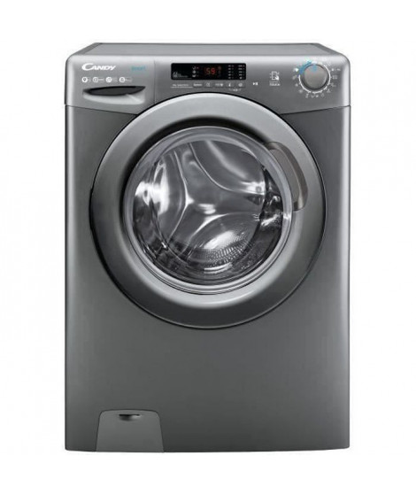 Lave-linge hublot CANDY CS1292DRRE- 9 kg - Classe A+++ - 1200 tours/min - Anthracite