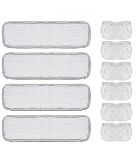 POLTI KIT4 SERPILLIERES ET 6 BONNETTES VAPORETTO (Pure, AirPlus, Handy 15/20, Smart 30) PAEU0217
