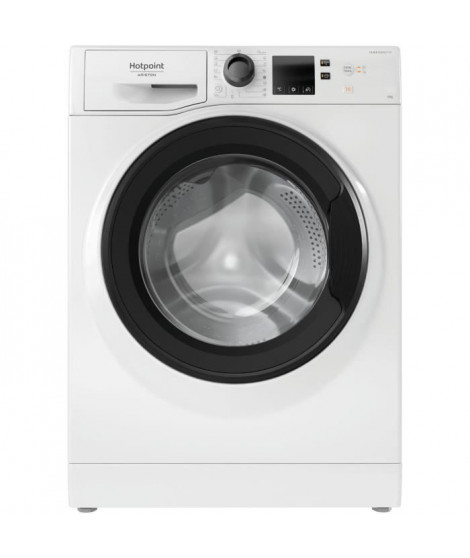 Lave-linge hublot HOTPOINT NS1044CWKEUN - 10 kg - Induction - L59,5 cm - 1400 tours/min - Blanc