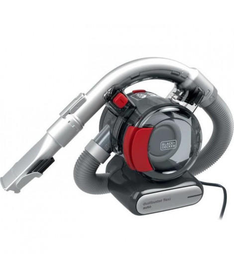 BLACK+DECKER - PD1200AV-XJ - Dustbuster Flexi Auto 12V -  Aspirateur a main  - Connexion voiture - action cyclonique