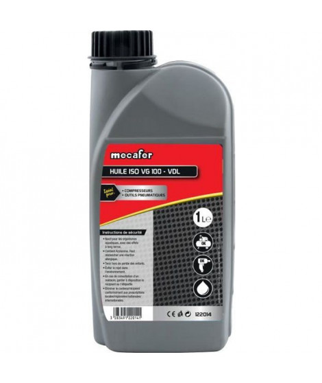 MECAFER 122014 Huile pour compresseur - 1L