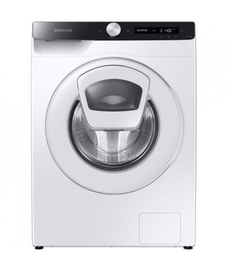 Lave-linge hublot SAMSUNG AddWash WW80T554DTE/S3 - 8 kg - Classe A+++ - 1400 tours/min - Blanc