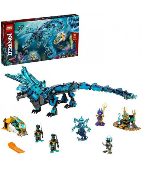 LEGO 71754 NINJAGO Le dragon de l'eau  Jeu de Construction Ninja pour Enfants de 9 ans et plus