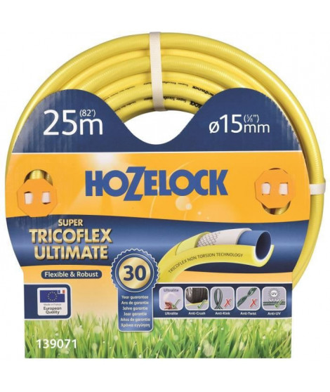 Tuyau d'arrosage HOZELOCK Super tricoflex Ø 15 mm Longueur du tuyau : 25 m (139071)