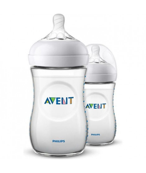 PHILIPS AVENT Lot de 2 biberons Natural 2.0 - 260 ml