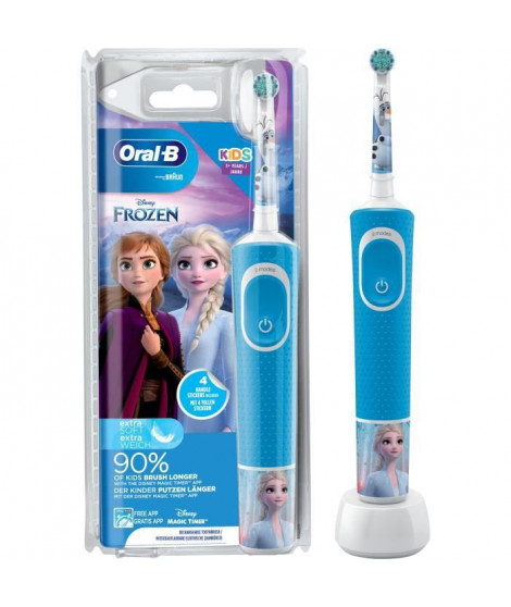 Oral-B Brosse a Dents Électrique Kids Reine des Neiges 2 +3ans