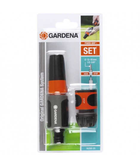 GARDENA Nécessaire de base  Adapté tuyau Ø15mm  Compatibilité Original GARDENA System  Kit complet  Garantie 2ans