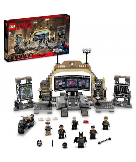 LEGO 76183 DC Batman La Batcave : l'Affrontement du Sphinx, Moto Jouet pour Enfants des 8 ans, avec Catwoman et Alfred