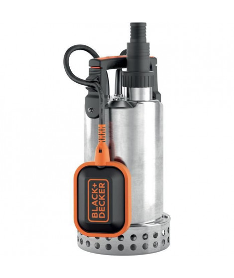 BLACK + DECKER - Pompe vide cave pour eau claire 750 W  avec interrupteur flotteur