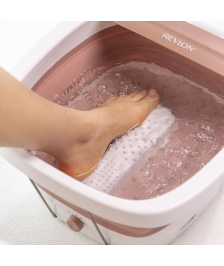 REVLON - Balnéothérapie bain de pieds - fonction massage - Rose