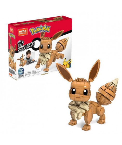 Mega Construx - Pokémon - Evoli Géant - jouet de construction - 7 ans et +