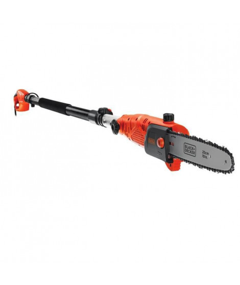 Elagueuse électrique sur perche électrique BLACK+DECKER - PS7525-QS - 800W - 25 cm - Manche extensible jusqu'a 2,44 m