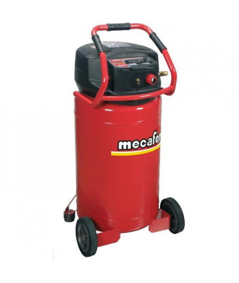 MECAFER Compresseur sans huile 100 L 2,5HP Vertical Century