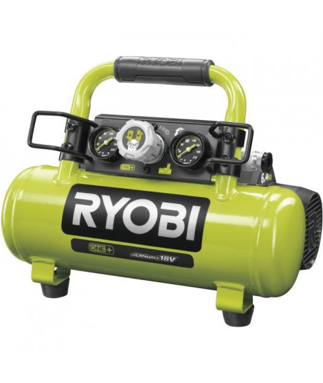 Compresseur a cuve RYOBI 18V One Plus - 4L - Sans batterie ni chargeur R18AC-0