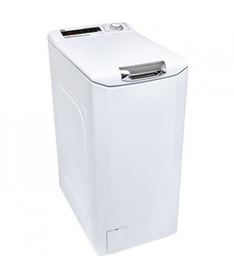 Lave-linge top HOOVER H3TFSMP48TAMCE-S - 8 kg - 1400 tours/min - Blanc