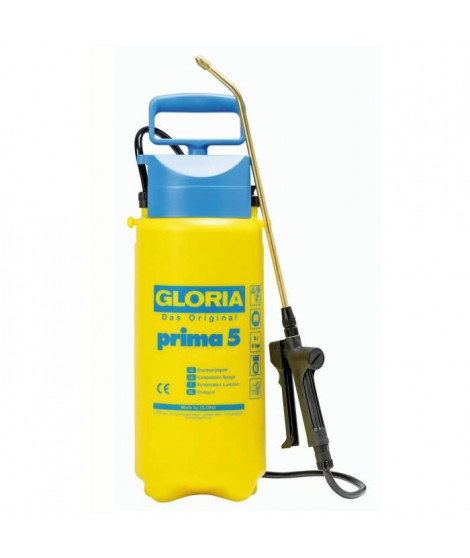 GLORIA Pulvérisateur a main Gloria - Modele Prima 5 - 5 litres pour une pression de 3 bars