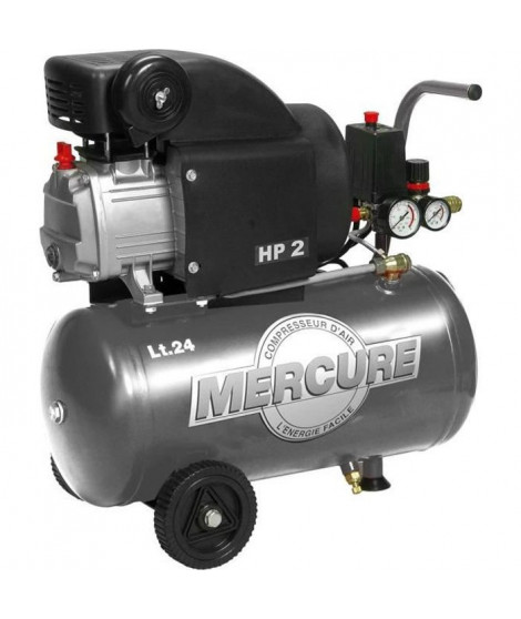 MERCURE Compresseur d'air 24L 2HP