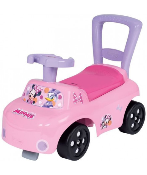 SMOBY - MINNIE Porteur auto - Fonction Trotteur - Volant Directionnel