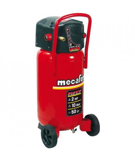 MECAFER Compresseur d'air vertical 50L 2HP FIFTY