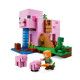 LEGO Minecraft 21170 La Maison Cochon, Jouet de Construction, avec Figurine Creeper