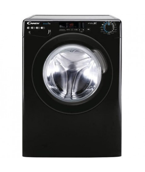 Lave Linge Frontal CANDY CO12103DBBE/1-47 - 10 kg - 60 cm Largeur - Classe E - 1200 tours - Noir