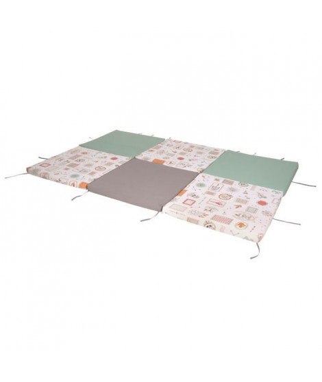 TINEO Maxi Tapis Malin Indian Spirit 5 en 1 - Evolutif - Déhoussable - 180x200 cm - Nouvelle collection