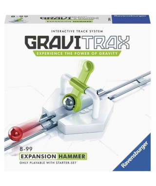 GraviTrax Bloc d'action Hammer / Marteau - Jeu de construction STEM - Circuit de billes créatif - Ravensburger- des 8 ans