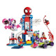 LEGO 10784 Marvel Spidey et Ses Amis Extraordinaires La Base Secrete du QG de Spider-Man, Jouet Enfants +4 ans avec Miles Mor…