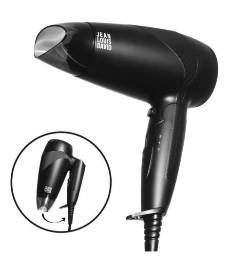 Jean Louis David Seche-cheveux pliable -  Moteur DC - 1600W - léger et compact