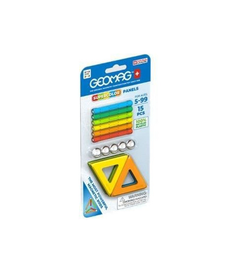 GEOMAG - EcoFriendly 15 pcs Panels supercolor