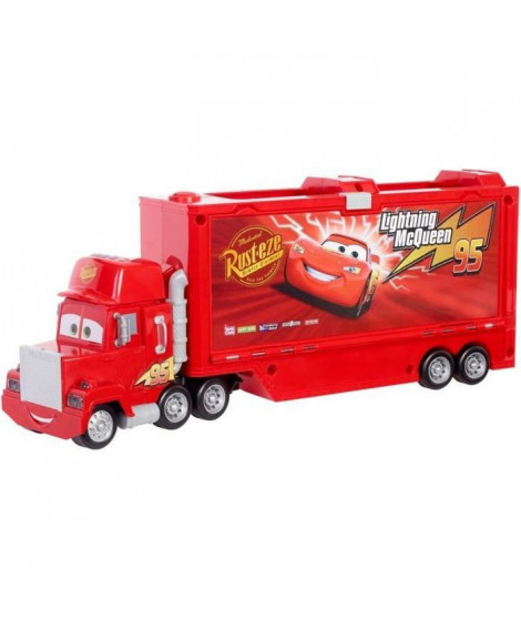 Cars Disney Pixar - Transporteur Mack rouge, sons et lumieres - Petite Voiture / Camion - Des 3 ans