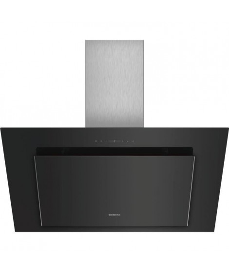 SIEMENS - LC98KLP60 - Hotte inclinée -  836 m³/h max -  56 dB max - 3 vitesses + 2 intensifs - L90cm - Noir