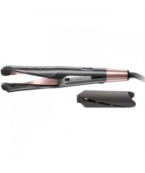 Remington S6606 Fer a Lisser, Fer a Boucler, Lisseur, Boucleur Curl Confidence Advanced Cermaic, Tourmaline, Antistatique