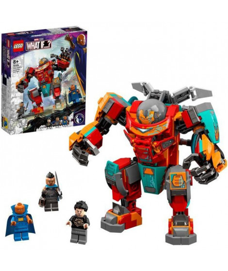 LEGO 76194 Marvel L'Armure Sakaarienne d'Iron Man de Tony Stark, Figurine Marvel pour Enfants âgés de 8 ans et plus