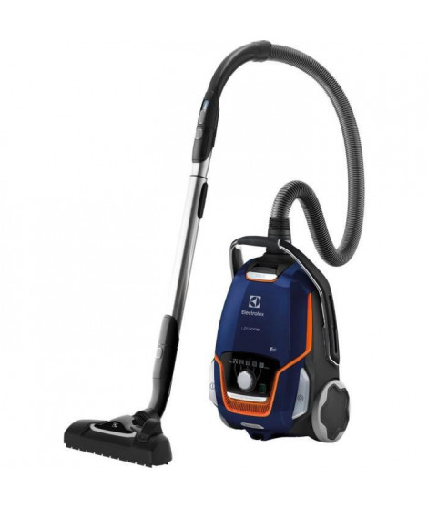 ELECTROLUX EUOC93DB - Aspirateur traineau avec sac - silencieux 66db - capacité XL 5L - rayon 12m - accessoire 3en1 - Bleu