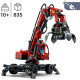 LEGO Technic 42144 La Grue de Manutention, Construction Éducative, Engin de Chantier Jouet