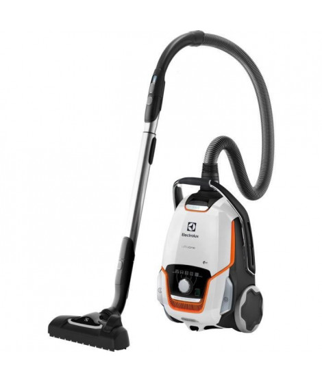 ELECTROLUX EUOC93IW - Aspirateur traineau avec sac - silencieux 66db - capacité XL 5L - rayon 12m - accessoire 3en1 - Blanc