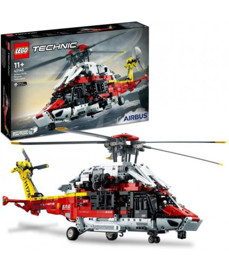 LEGO 42145 Technic L'Hélicoptere de Secours Airbus H175, Jouet Hélicoptere, Maquette Éducative, Modélisme, Enfants Des 11 Ans