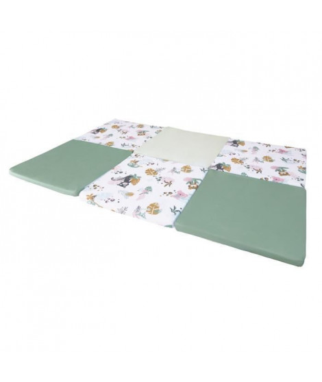 TINEO Maxi Tapis Malin Jungle Buddies 5 en 1 - Evolutif - Déhoussable - 180x200 cm - Nouvelle collection