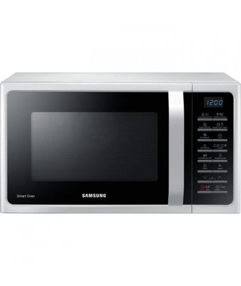 Micro-ondes combiné - SAMSUNG - MC28H5015CW - Blanc - l 51,7 x H 31 x P 47,48 cm - 28 l