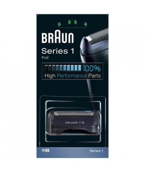 Braun Series 1 Piece de Rechange Pour Rasoir Électrique Noire, Compatible avec les rasoirs Series 1, 11B