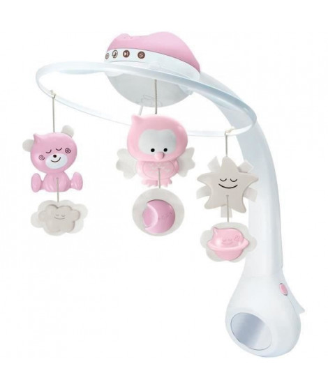 INFANTINO Mobile Fille Douce Nuit 3 en 1 Rose