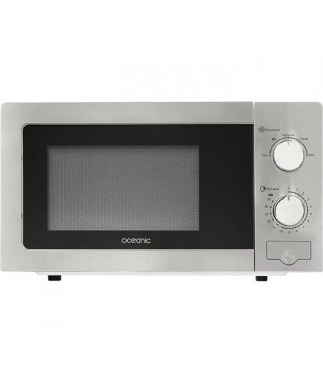 OCEANIC Micro ondes  MO20S silver - 20L - 700 W -  Pose libre