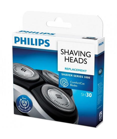 PHILIPS SH30/50 Lot de 3 Tetes de rasoir Series 1000 et 3000