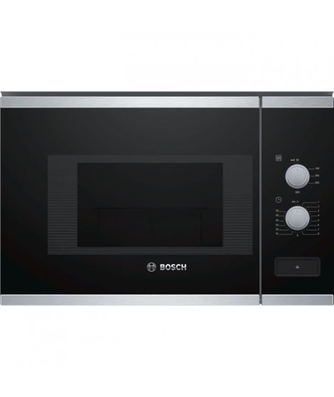 BOSCH BFL520MS0 - Micro-ondes monofonction inox - 20 L - 800 W - Pose libre